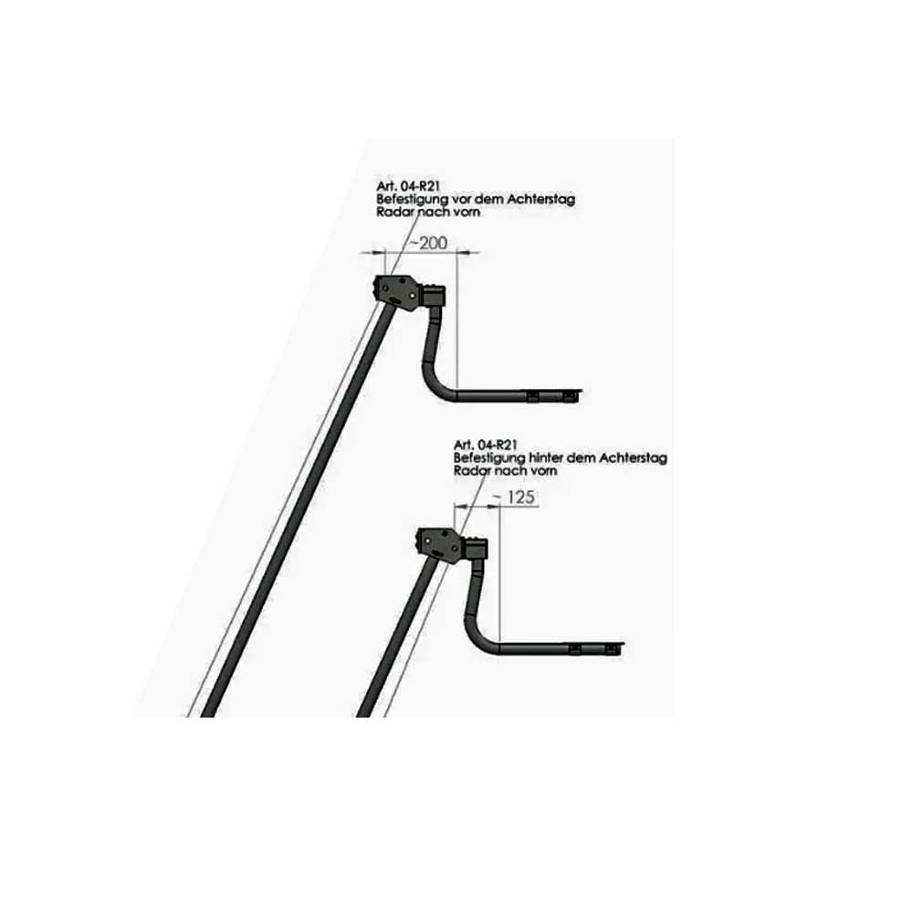 Radarhalterung-für-Achterstag-Ausrichtung-nach-vorn